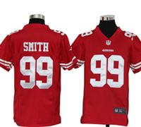 Youth Nike NFL San Francisco 49ers 99 Aldon Smith Red Jerseys