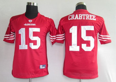 San Francisco 49ers 15 Crabtree Red【KIDS