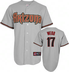 Arizona Diamondbacks #17Reynolds Grey Jersey