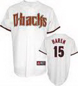 Arizona Diamondbacks Jersey 15 Dan Haren White Baseball Jerseys