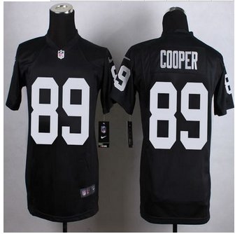 New Raiders #89 Amari Cooper Black Team Color Stitched NFL Elite jersey