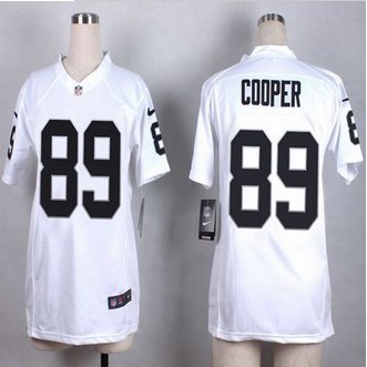 New Raiders #89 Amari Cooper White Stitched NFL Elite Jersey