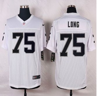 NEW Oakland Raiders #75 Howie Long White Men's Stitched NFL Elite Jersey