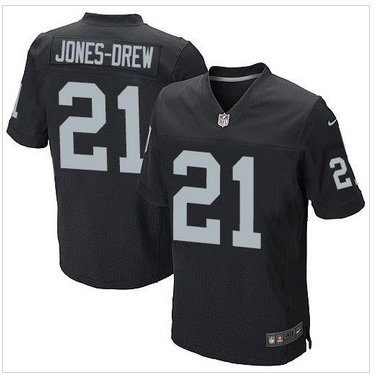 Oakland Raiders #21 Maurice Jones-Drew Black Team Color NFL Elite Jersey