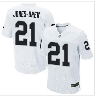 Oakland Raiders #21 Maurice Jones-Drew White NFL Elite Jersey