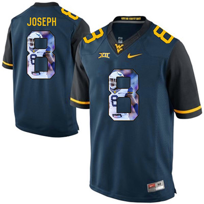 West Virginia Mountaineers Blue Karl Joseph College Football Portrait Jersey