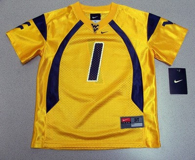 NCAA Nike West Virginia Mountaineers Tavon Austin #1 gold WVU jersey
