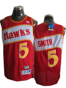 Atlanta Hawks 5 SMITH swingman red