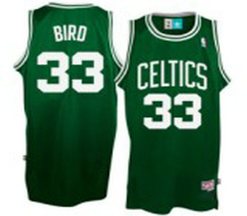 Larry Bird #33 Boston Celtics Green Swingman Basketball Jersey