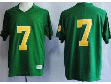 Notre Dame Fighting Irish 7 Stephon Tuitt Green Techfit NCAA Jerseys