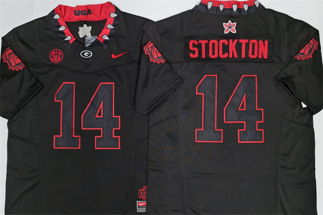 Georgia Bulldogs #14 Gunner Stockton White 2026 F.U.S.E. Stitched Jersey