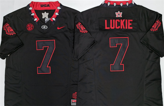 Georgia Bulldogs #7 Lawson Luckie White 2026 F.U.S.E. Stitched Jersey