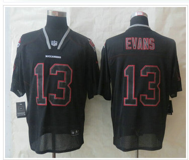 New Tampa Bay Buccaneers #13 Mike Evans Lights Out Black Elite Jerseys