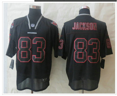 New Tampa Bay Buccaneers 83 Jackson Lights Out Black Elite Jerseys