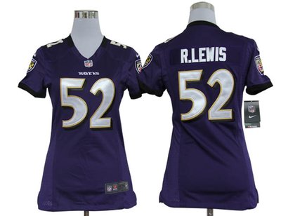 Womens Nike Baltimore Ravens 52 R.lewis Game Jerseys