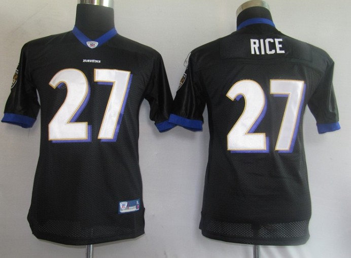 Baltimore Ravens 27# Rice black【kids