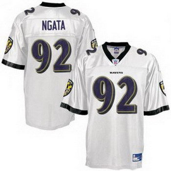 RAVENS 92 NGATA white jerseys Youth Jerseys