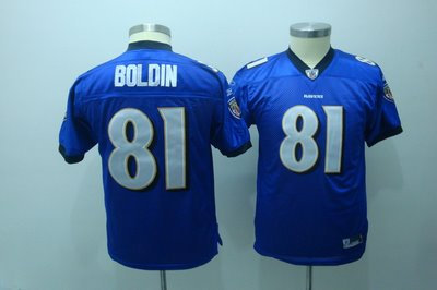Youth Jerseys Baltimore Ravens 81# Boldin Purple