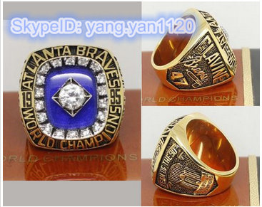 1995 Baseball Championship Rings Atlanta Braves World Series Ring