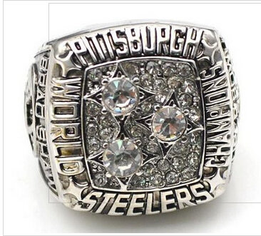 NFL Pittsburgh Steelers World Champions Silver Ring_2