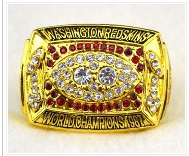 NFL Washington Redskins World Champions Gold Ring_1