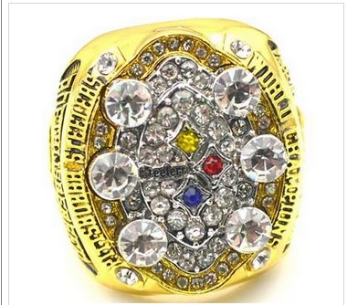NFL Pittsburgh Steelers World Champions Gold Ring_1