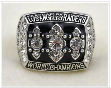 NFL Oakland Raiders World Champions Silver Ring_2