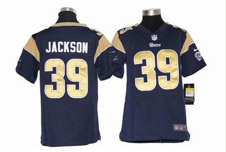 Youth Nike Los Angeles Rams 39 Steven Jackson Blue Jerseys