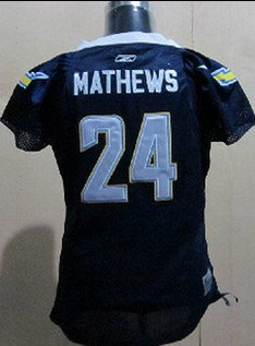 San Diego Chagers #24 Mathews women jerseys