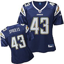 women jerseys San Diego Chargers 43 Darren Sproles Navy Blue Jersey