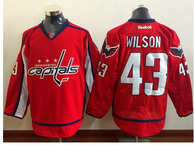 Capitals #43 Tom Wilson Red Home Stitched NHL Jersey