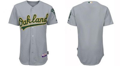 Oakland Athletics #Blank Baseball Authentic Grey