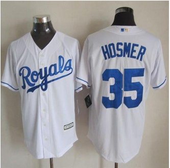 Kansas City Royals #35 Eric Hosmer White New Cool Base Stitched Baseball Jersey