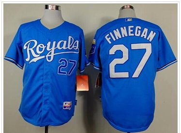 Kansas City Royals #27 Brandon Finnegan Light Blue Alternate Cool Base Baseball Jersey