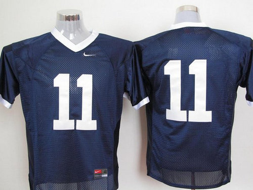 Nittany Lions #11 Navy Blue Embroidered NCAA Jerseys