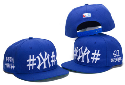 NY Been Trill 40 Oz Blue Fashion Snapback Adjustable Hat L98
