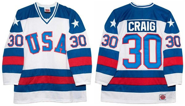 NHL Movie Edtion #CRAIG 30 Blue White Jersey