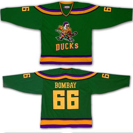 NHL Movie Edtion #BOMBAY 66 Jersey