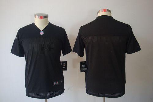 Nike Raiders Blank Black Team Color Youth Stitched NFL Limited Jersey