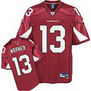 uth Jersey Arizona Cardinals Kurt Warner 13 Team red