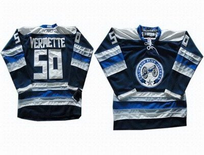 Columbus Blue Jackets 50 Antoine Vermette Third Blue jersey