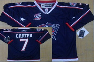 Columbus Blue Jackets 7 Carter Blue Jersey