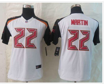 Youth NFL Tampa Bay Buccaneers #22 Doug Martin White NFL New Jersey