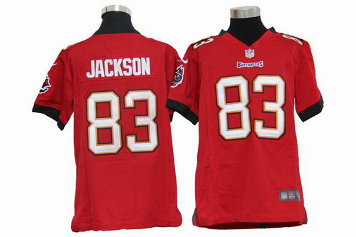 Youth Nike NFL Tampa Bay Buccanee 83 Vincent Jackson red Jerseys