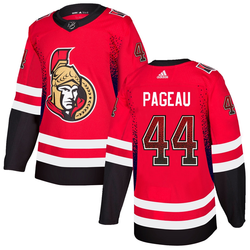 Senators 44 Jean-Gabriel Pageau Red Drift Fashion Adidas Jersey