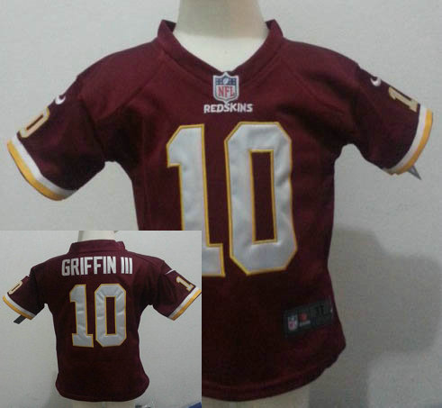 Kids Robert Griffin III Washington Redskins #10 Red Nike Game Jersey