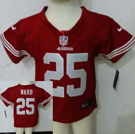 Kids Jimmie Ward San Francisco 49ers #25 Red Nike Jersey