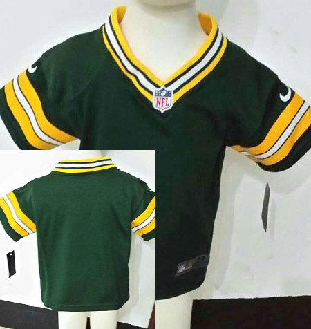 Kids Green Bay Packers Green Nike Jersey