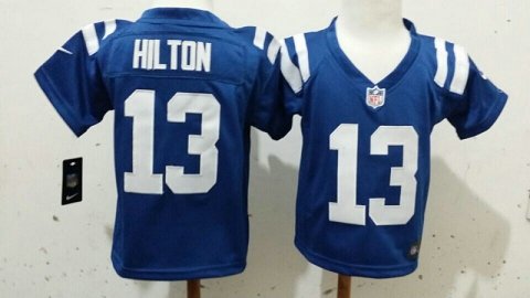 2-6 Years Old Kids T.Y. Hilton Indianapolis Colts #13 Blue Stitched Nike Jersey