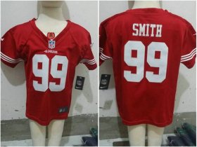 3-6 Years Old Aldon Smith San Francisco 49ers #99 Red Stitched Nike Jersey